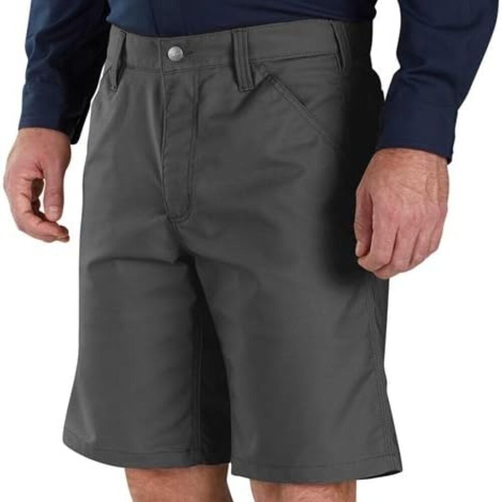 NWT Carhartt Men's Rugged Professional Relaxed Fit Canvas Short Shadow